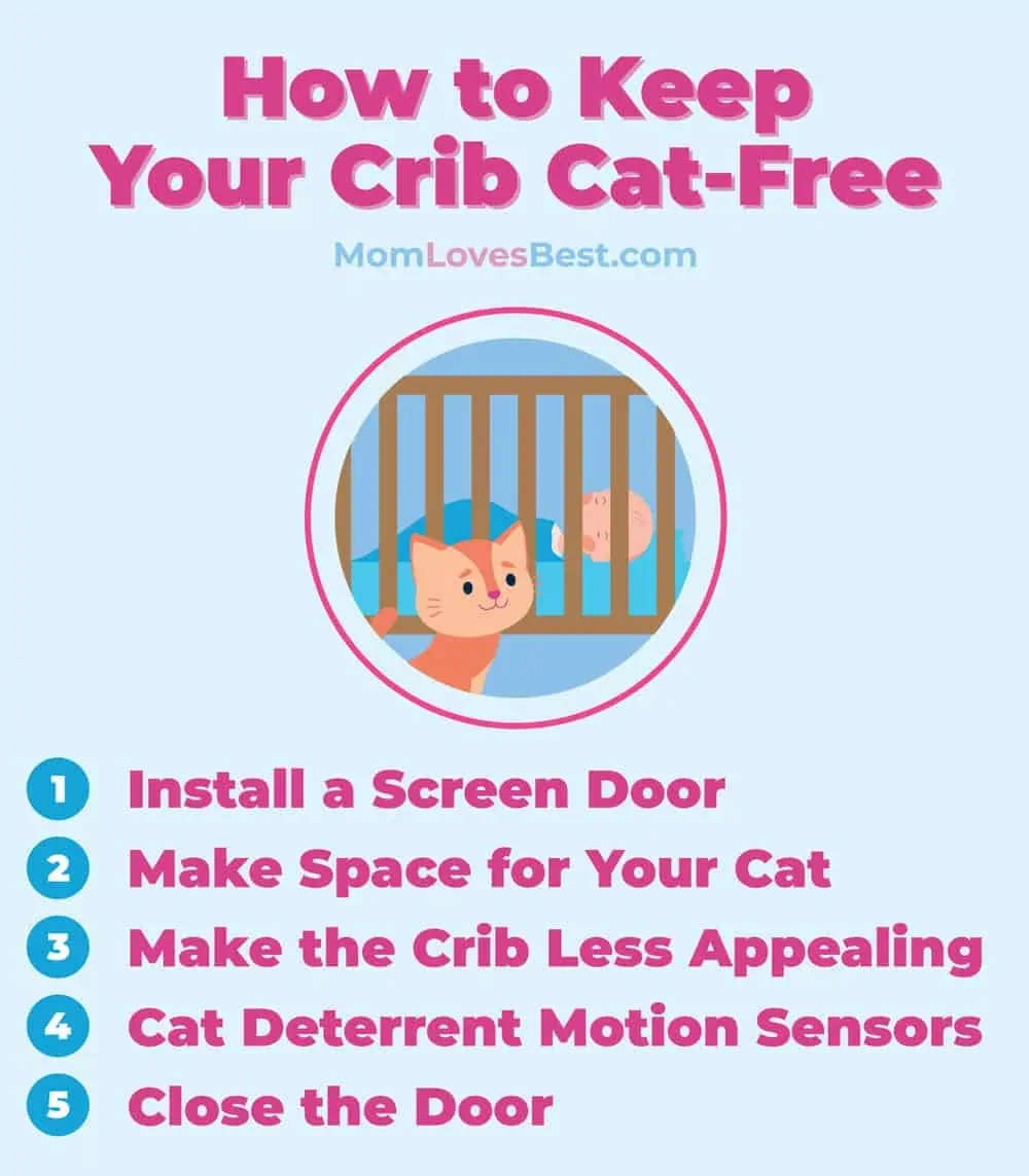 Cat protector for outlet crib