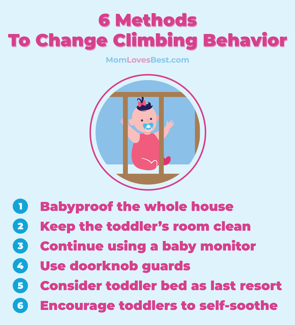 how to stop toddler climbing out of their crib