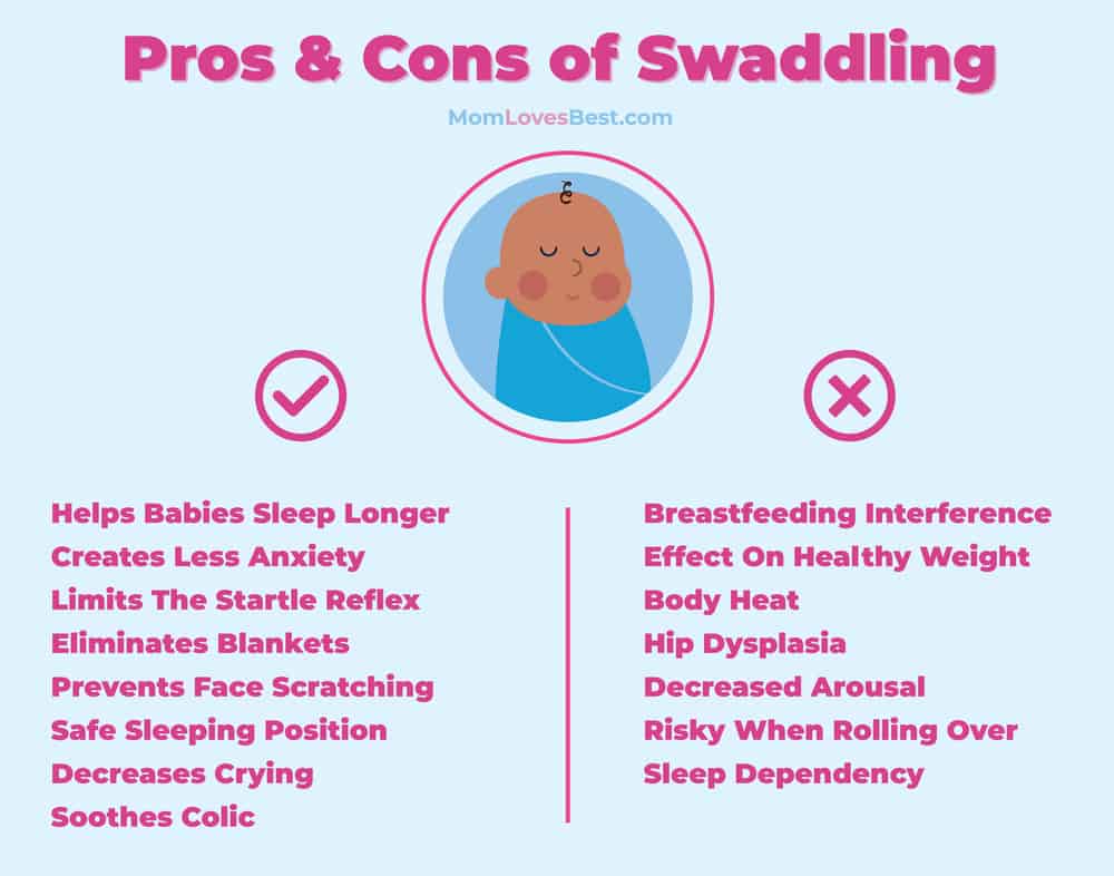 pros and cons of swaddling