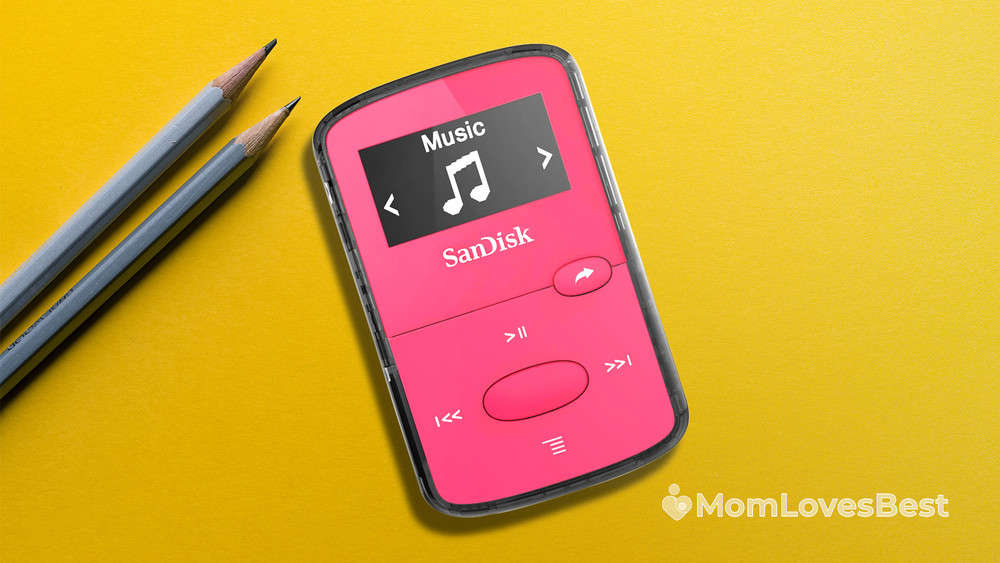 Photo of the Sandisk Pink Clip Jam MP3 Player for Kids