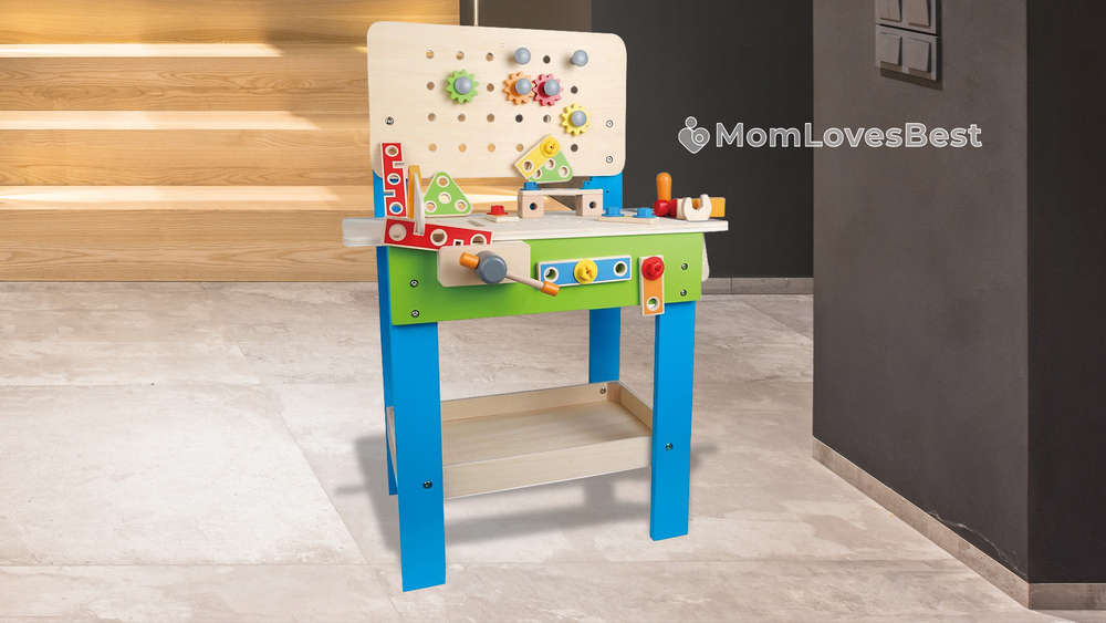 Photo of the Hape Master Workbench for Kids