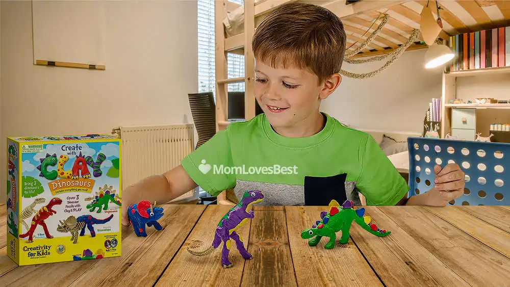 Photo of the Create With Clay Dinosaurs