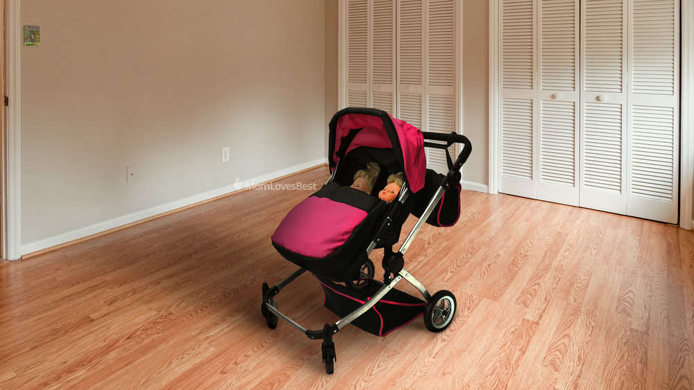 Photo of the Babyboo Deluxe Twin Doll Stroller