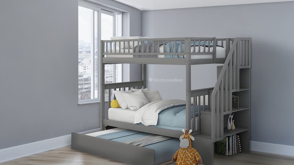 Photo of the Harper & Bright Trundle Bunk Bed with Drawers