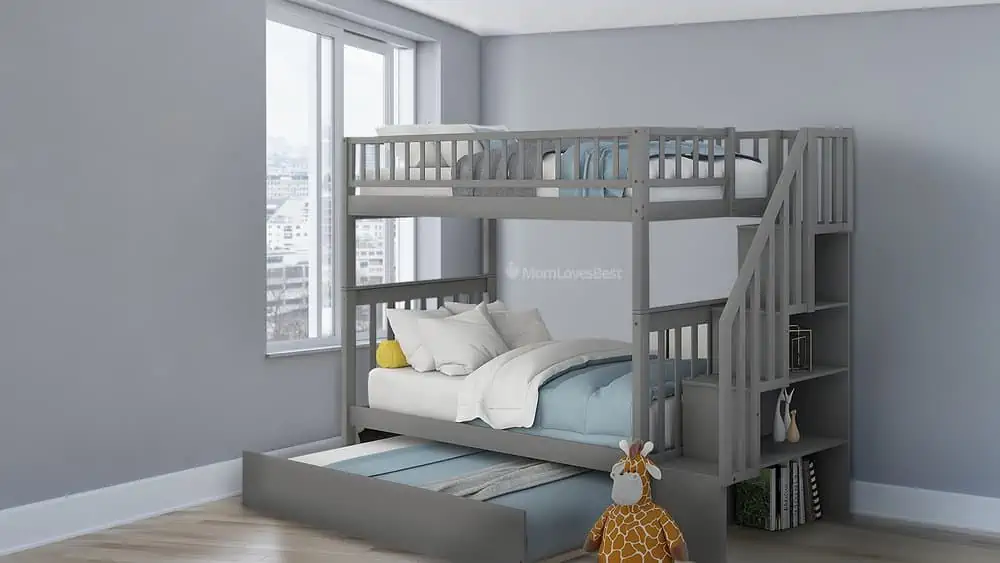 Photo of the Harper & Bright Trundle Bunk Bed with Drawers