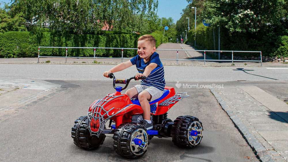 Photo of the Kid Trax Spiderman Battery-Powered ATV