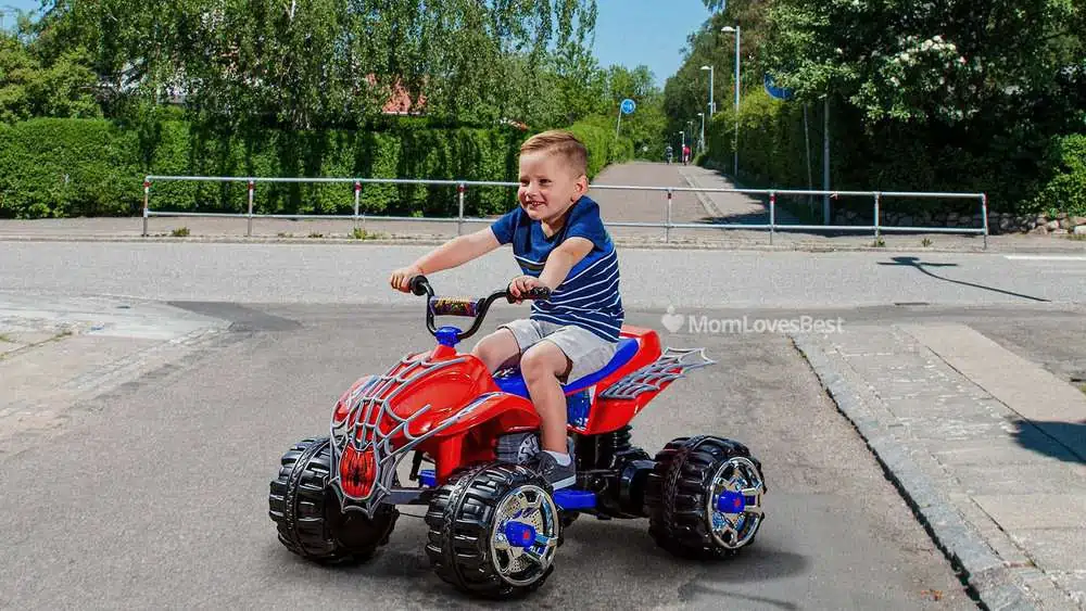 Photo of the Kid Trax Spider-Man Battery-Powered ATV