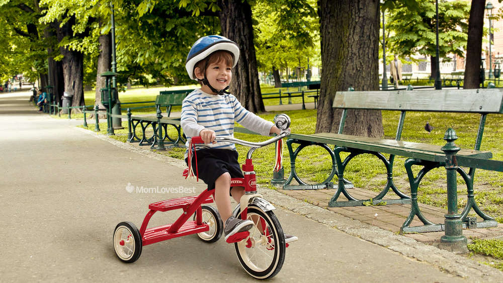 Photo of the Radio Flyer Classic Red Tricycle Dual Deck