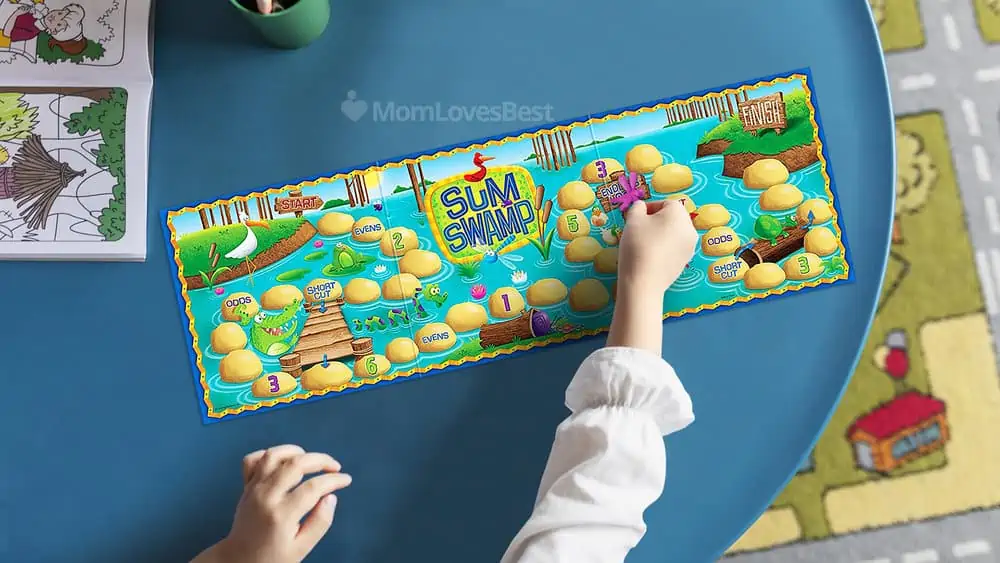 Photo of the Sum Swamp Board Game