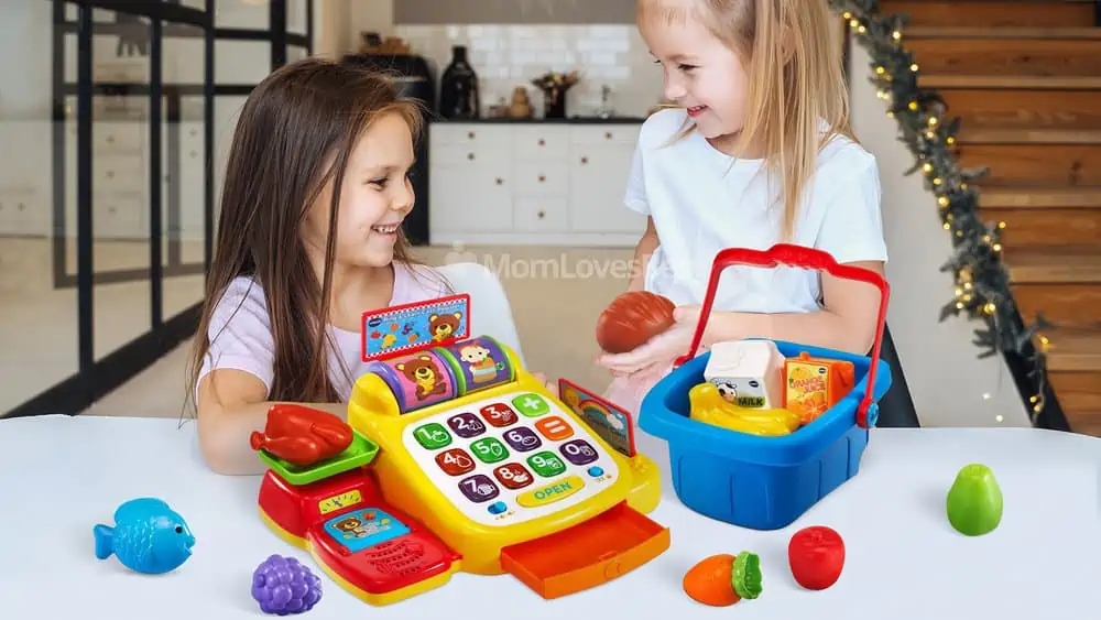 Photo of the VTech Ring and Learn Cash Register Toy
