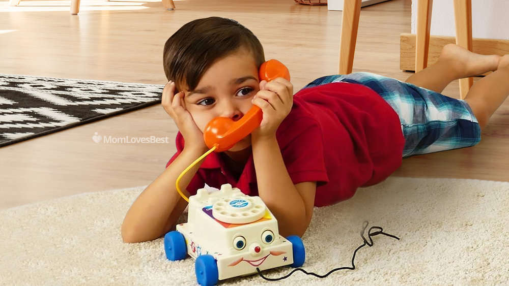 Photo of the Fisher Price Classic Retro Chatter Phone
