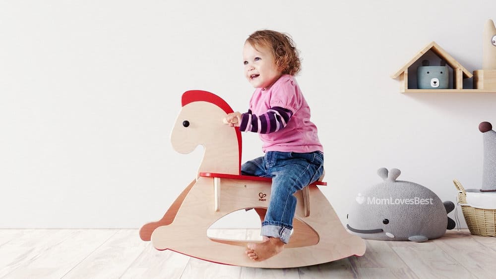 Photo of the Hape Wooden Rocking Horse