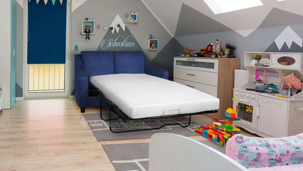 Photo of the Milliard Premium Memory Foam Crib and Toddler Mattress
