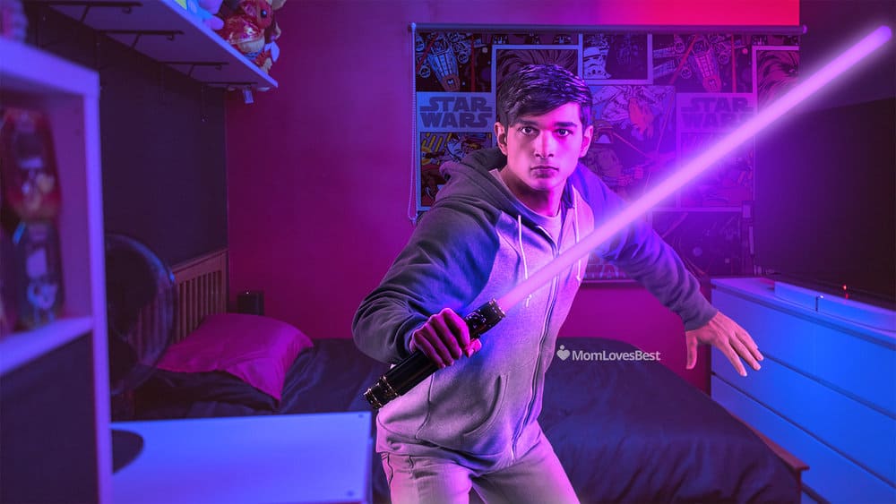 Photo of the Star Wars Mace Windu Electronic Lightsaber