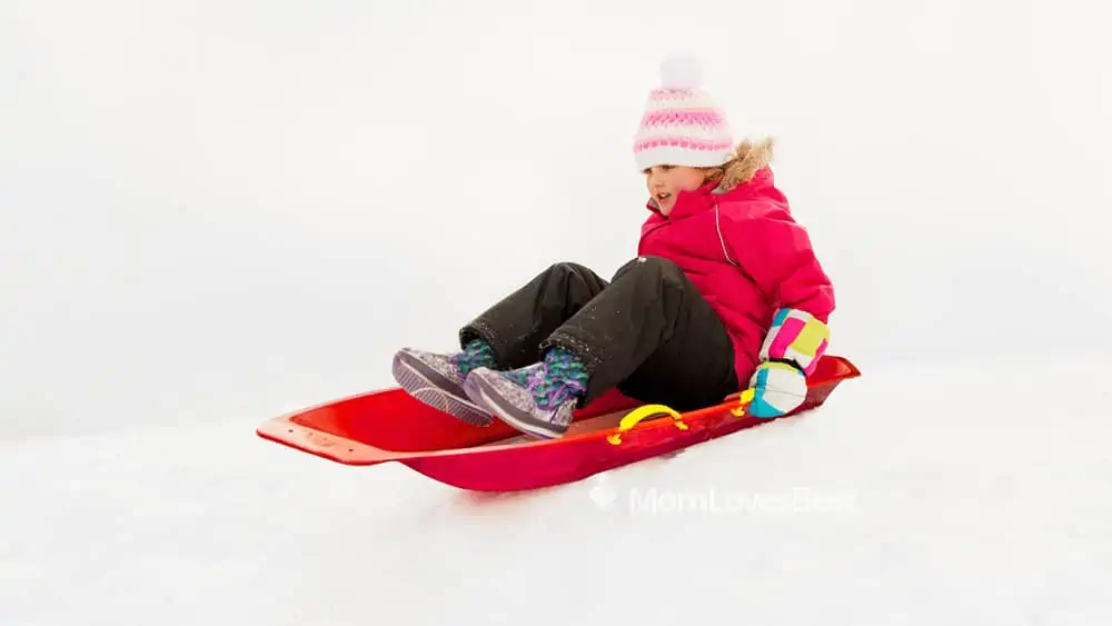 Photo of the Back Bay Play Lifetime Two-Rider Snow Sled