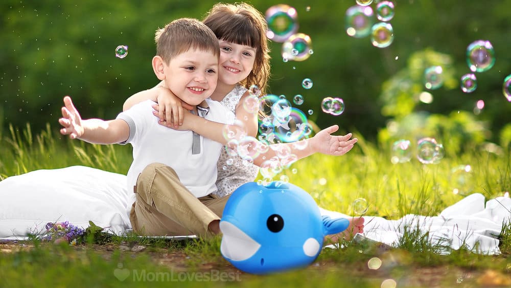 Photo of the Balnore Bubble Machine for Kids