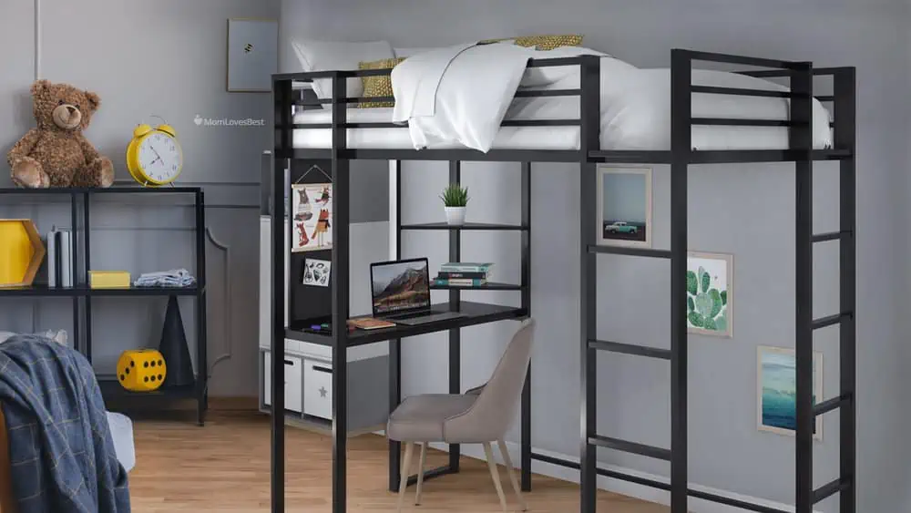 Photo of the DHP 5457196 Abode Full-Size Loft Bed