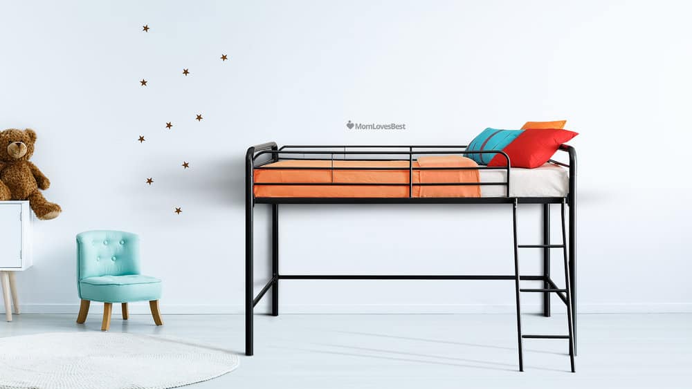 Photo of the DHP Junior Loft Bed Frame With Ladder