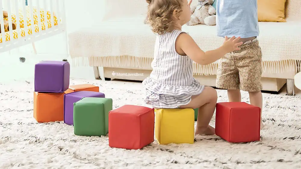 Photo of the ECR4Kids Softzone Toddler Blocks