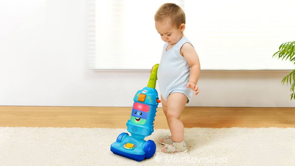 Photo of the Fisher-Price Light-up Vacuum Toy