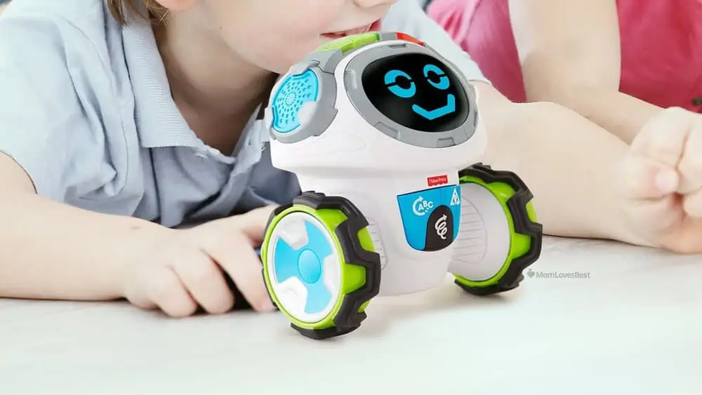 Photo of the Fisher-Price Teach 'n Tag Movi Robot
