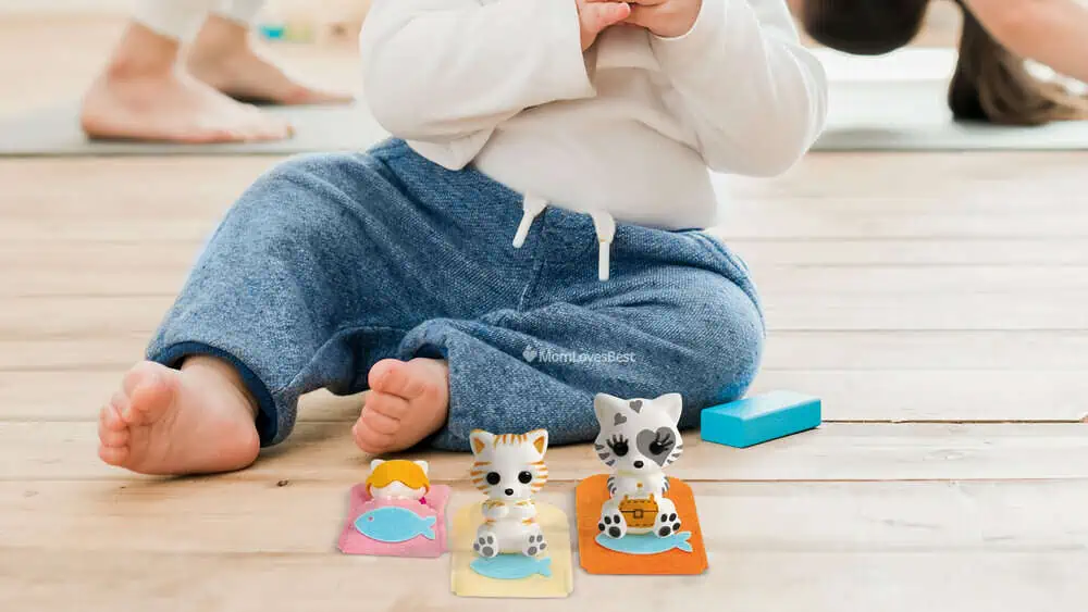 Photo of the Fuzzikins Cozy Cats Playset