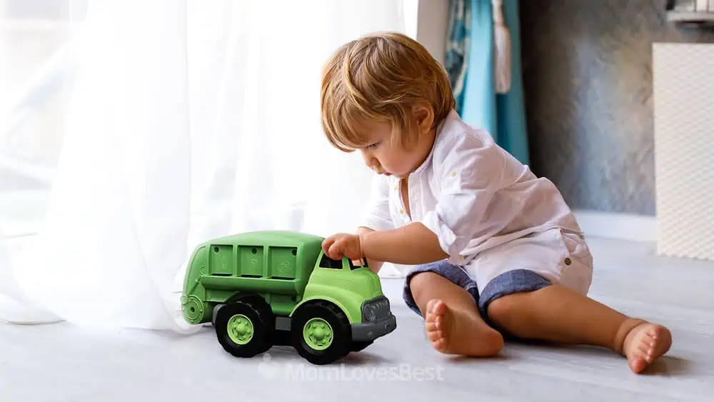 Photo of the Green Toys Recycling Truck