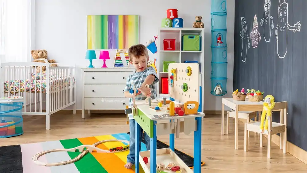 Photo of the Hape Master Workbench for Kids