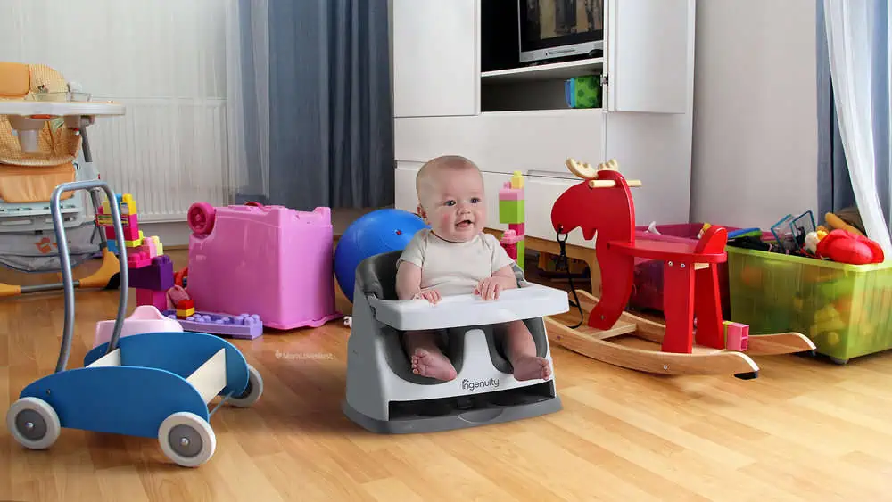 Photo of the Ingenuity Baby Base 2-in-1 Floor Seat