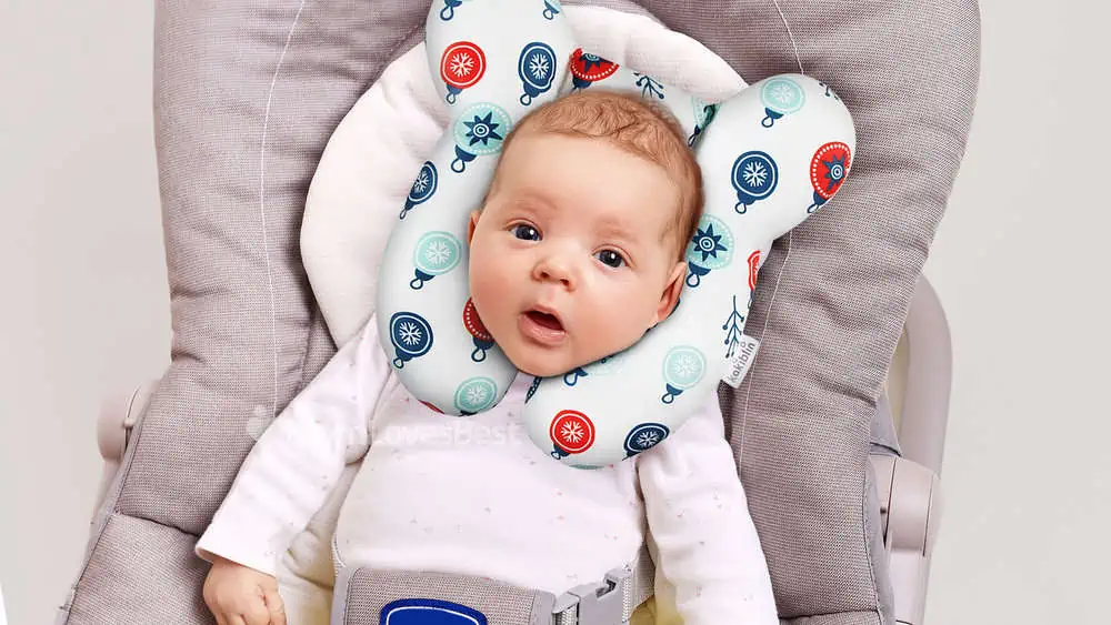 Infant round best sale head pillow