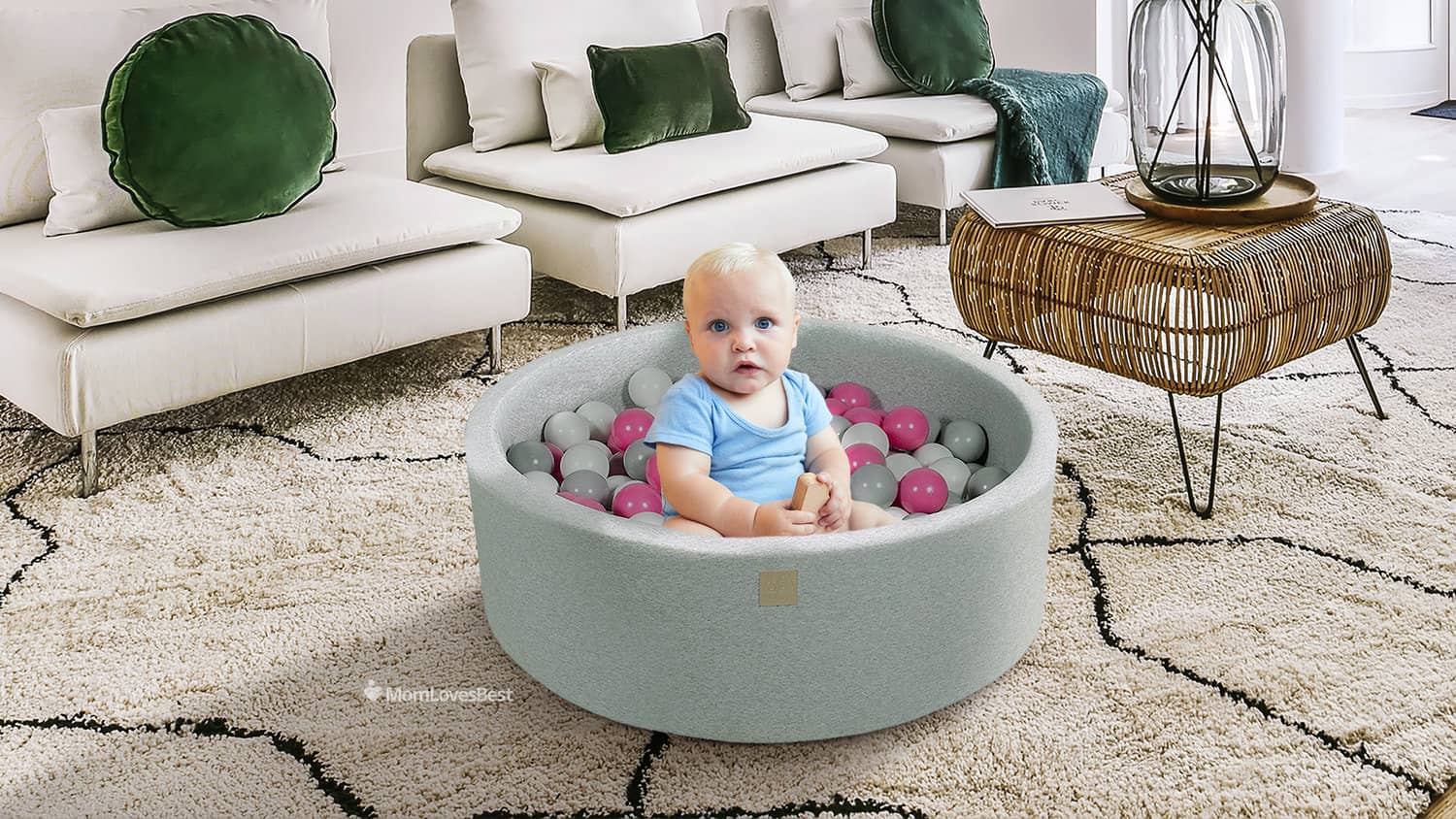 Photo of the MeowBaby Foam Ball Pit