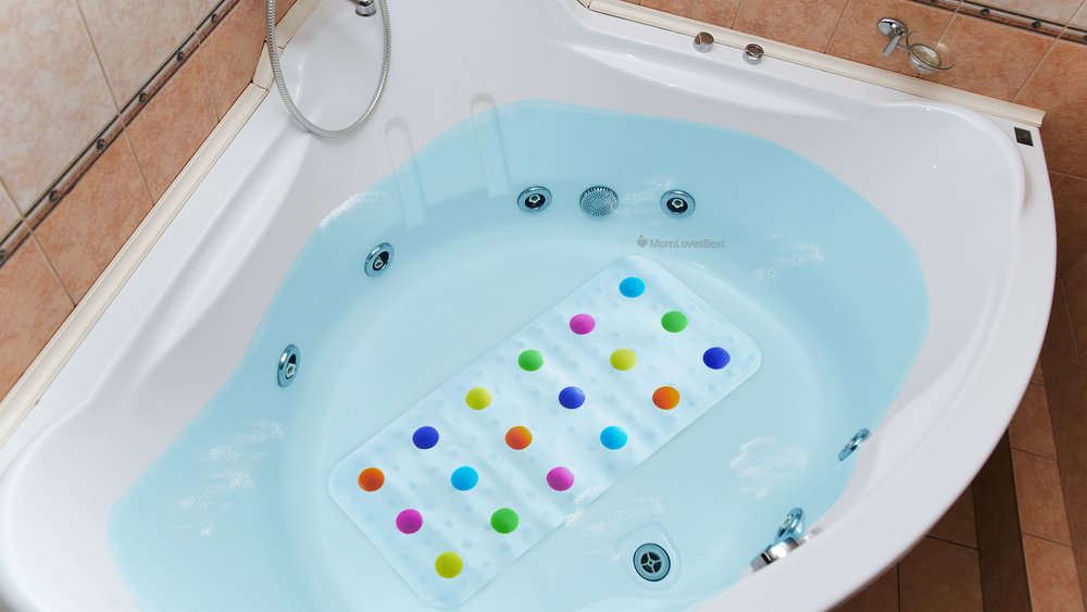 Photo of the Munchkin Dotted Bath Mat