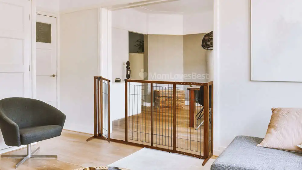 Photo of the Richell Freestanding Pet Gate with Door