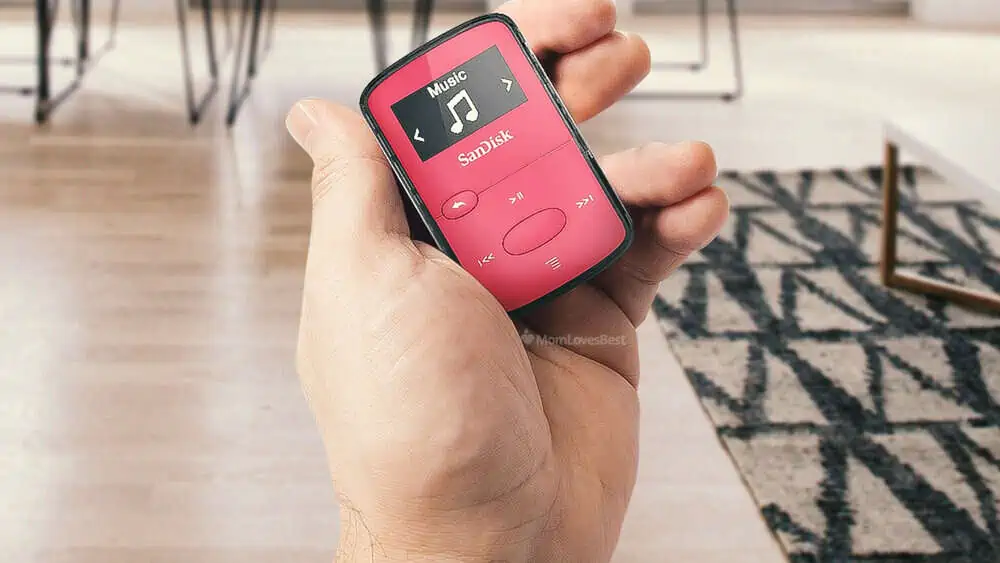 Photo of the Sandisk Pink Clip Jam MP3 Player for Kids