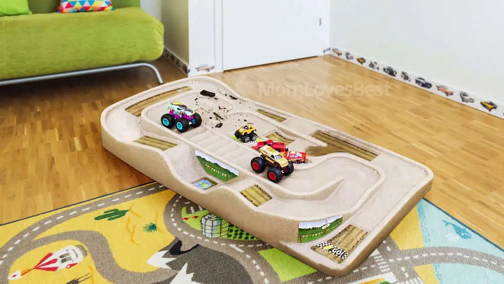 Photo of the Simplay3 Carry and Go Durable Track Table for Toy Cars