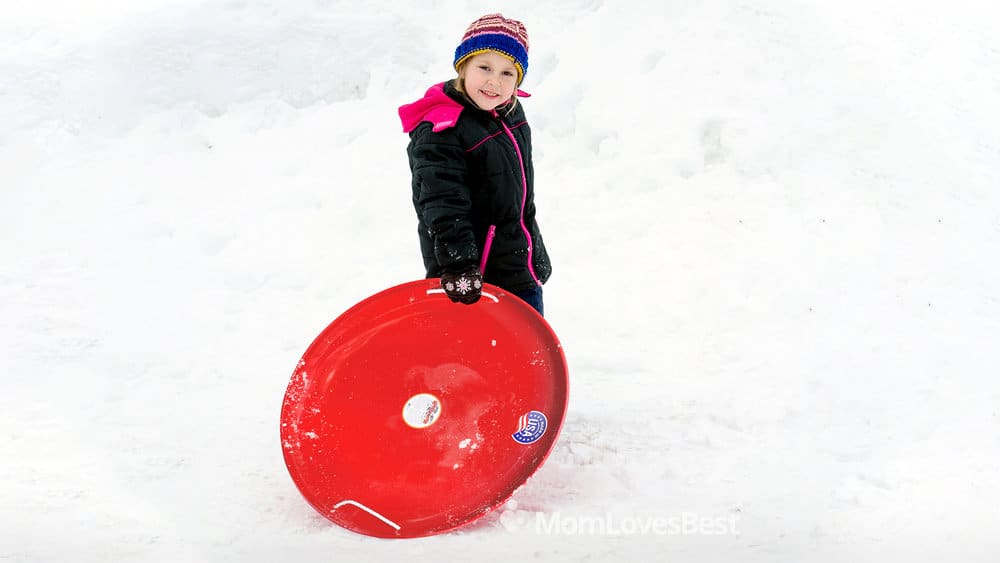 Photo of the The Flexible Flyer, Metal Saucer Sled