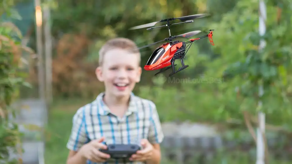 Flying helicopter toy for 4 year clearance old