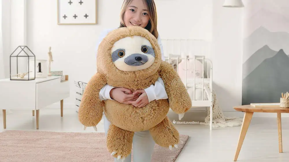 Photo of the Winsterch Giant Sloth Stuffed Animal