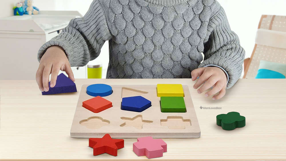 Photo of the Gybber&Mumu Colorful Shape Puzzle