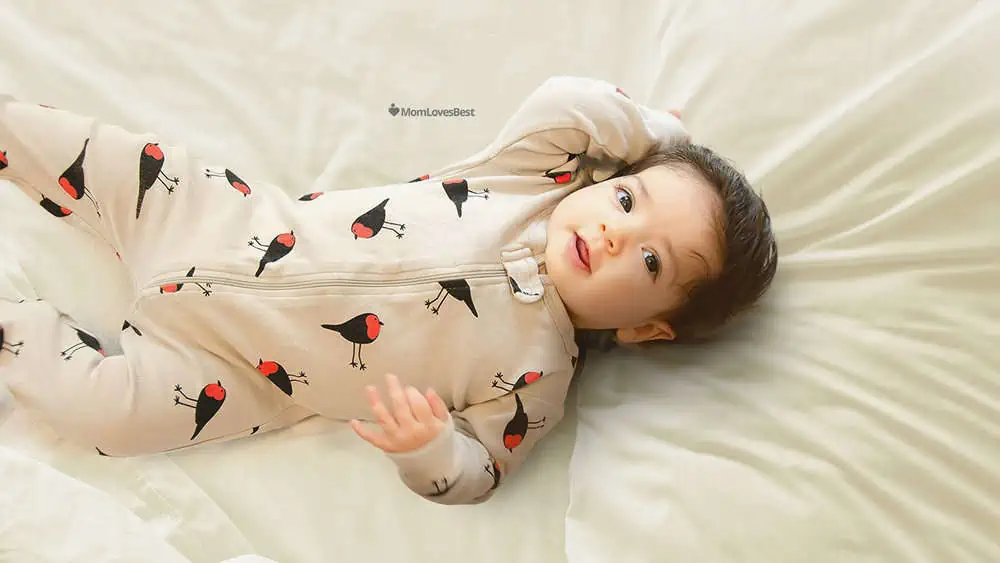 Photo of the Leveret Baby Girls Footed Pajamas