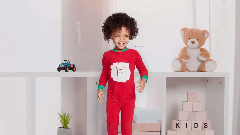Photo of the Simple Joys by Carter's Holiday Fleece Footed Pajamas