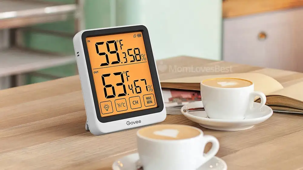 Photo of the Govee Digital Wireless Temperature Humidity Monitor