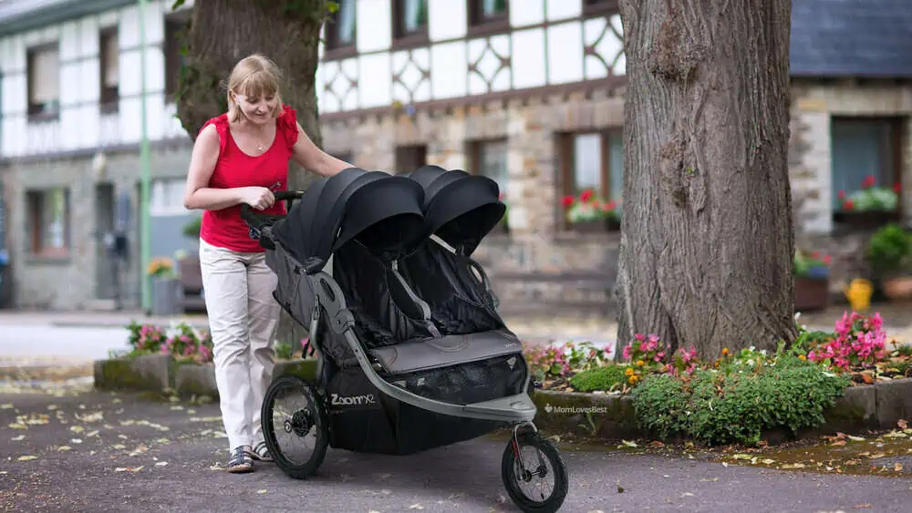 Lightweight double cheap jogger stroller