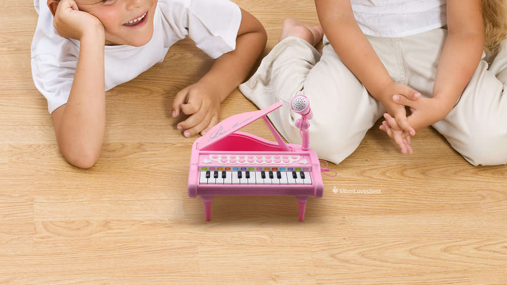 Baby Plastic Toy Piano - Intelligent Cartoon Musical Electronic Organ