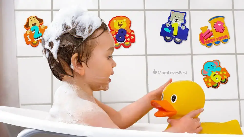 Photo of the Baby Loovi Foam Bath Toys Numbers and Animals