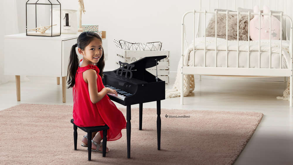 Photo of the Classic Wooden Miniature Grand Piano