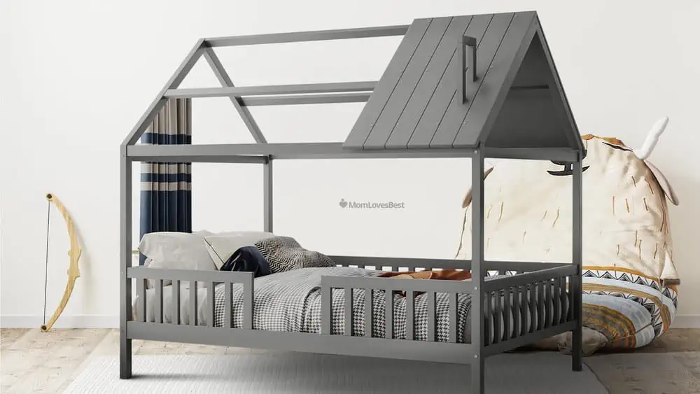Photo of the Meritline House Bed with Fence