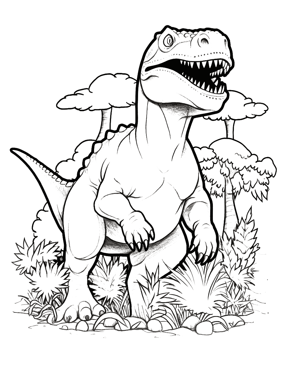 printable dinosaur coloring pages