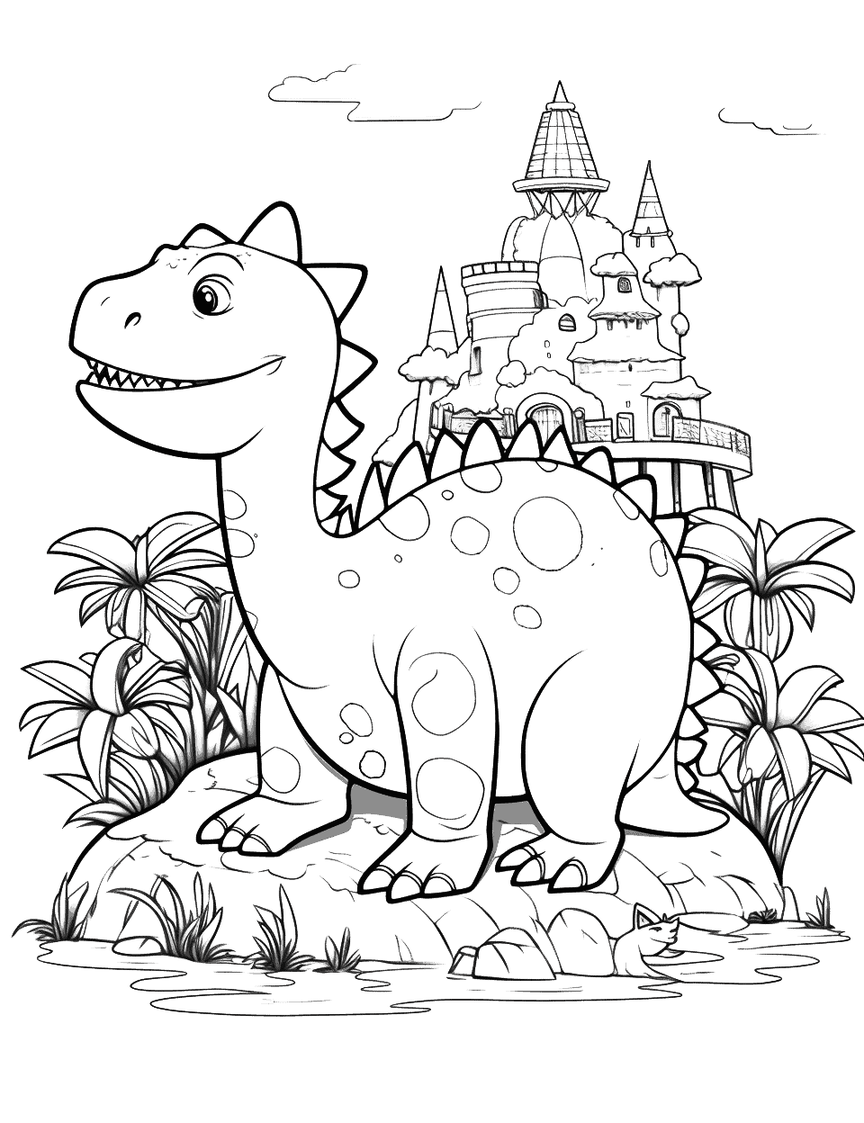 printable coloring pages of dinosaurs