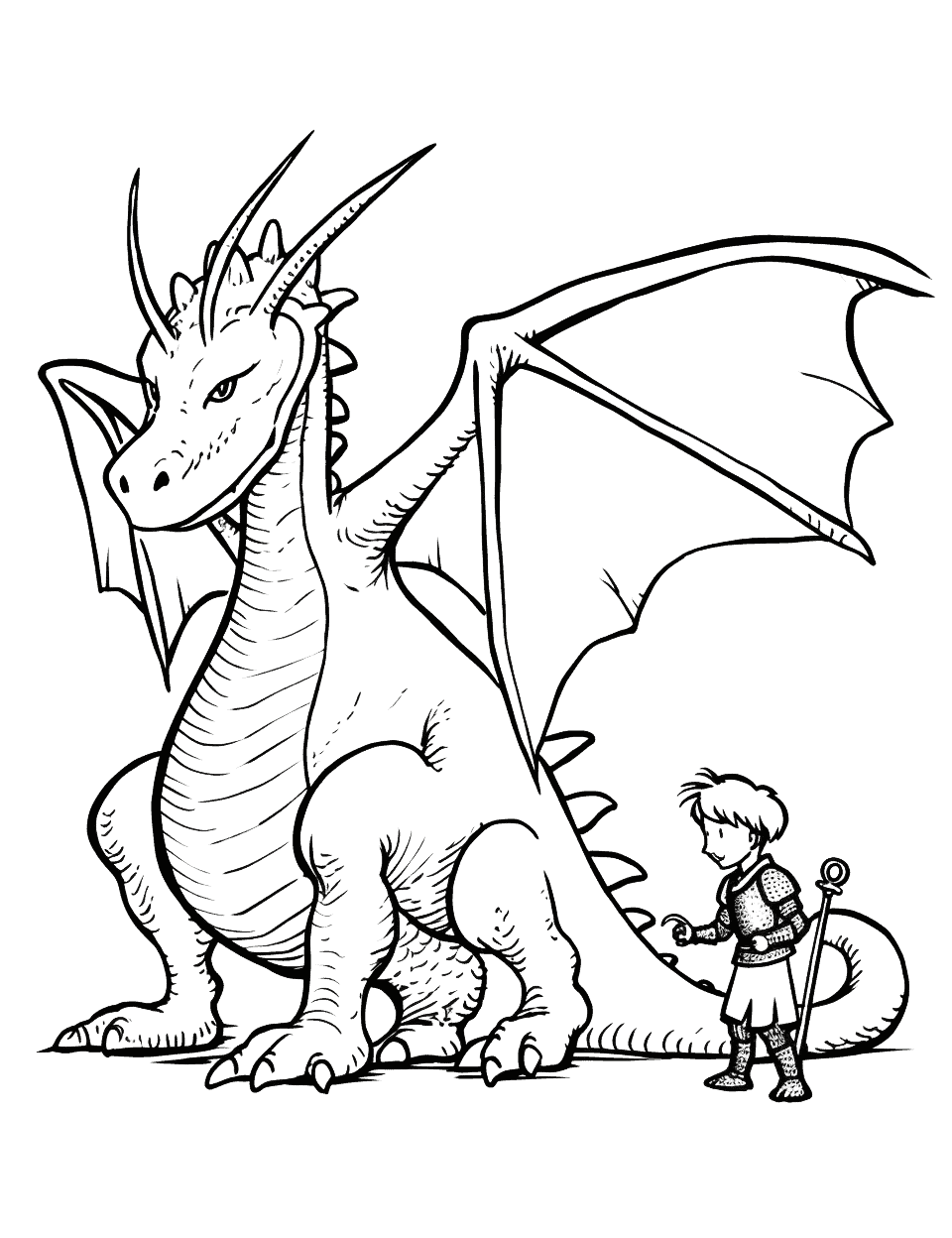 realistic fire dragon coloring pages